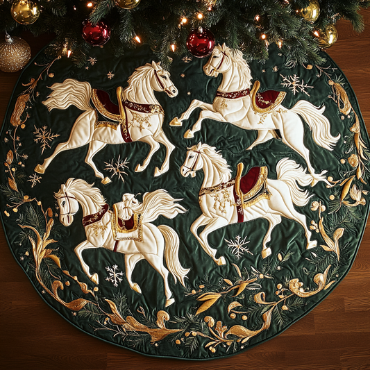 White Horse TAI041124500 Quilted Tree Skirt