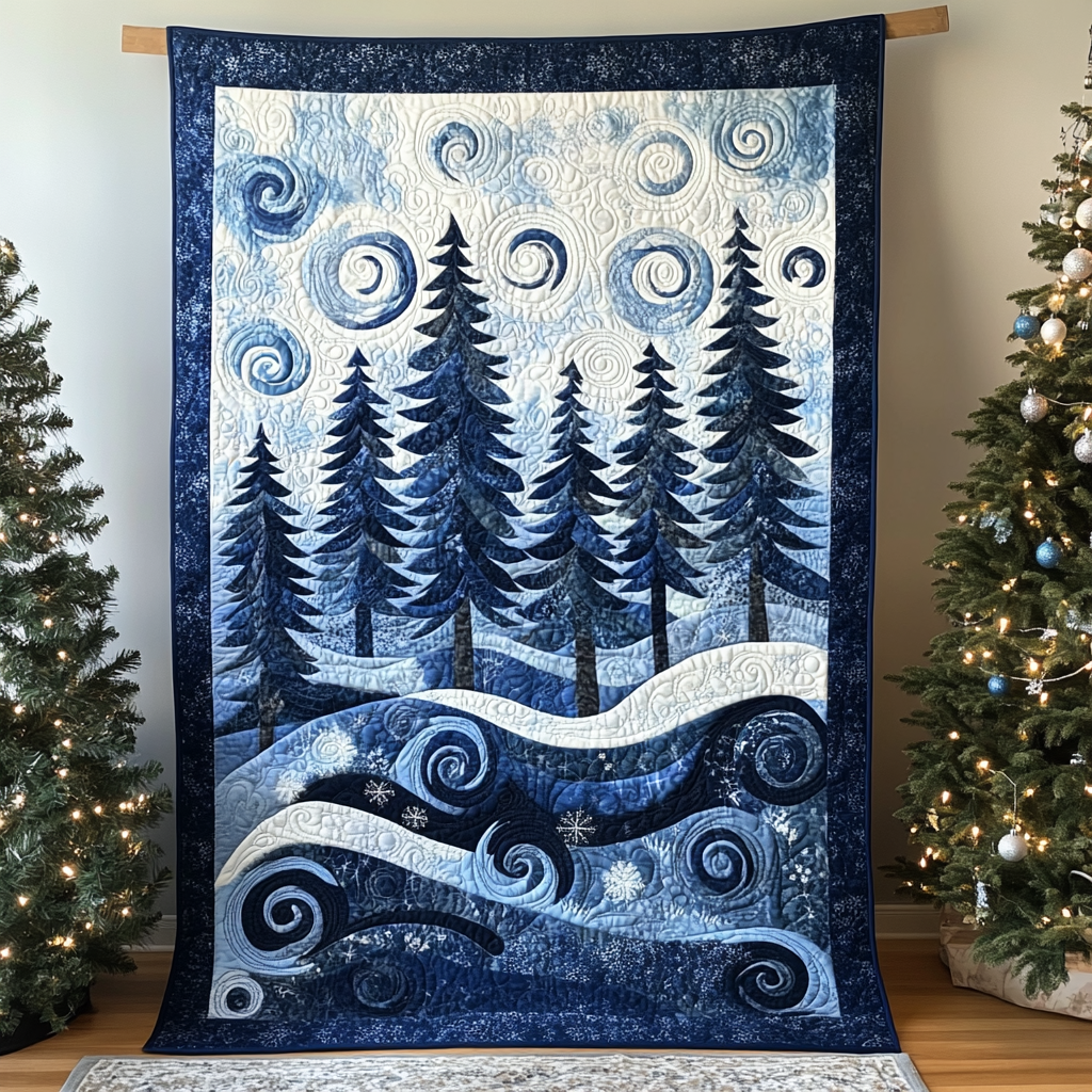 Winter Forest TAI061124320 Quilt Blanket