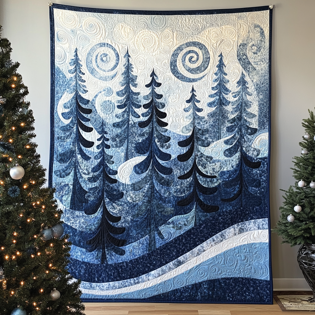 Winter Forest TAI061124321 Quilt Blanket