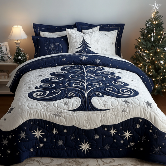 Winter Forest Tree TAI061124170 Quilt Bedding Set