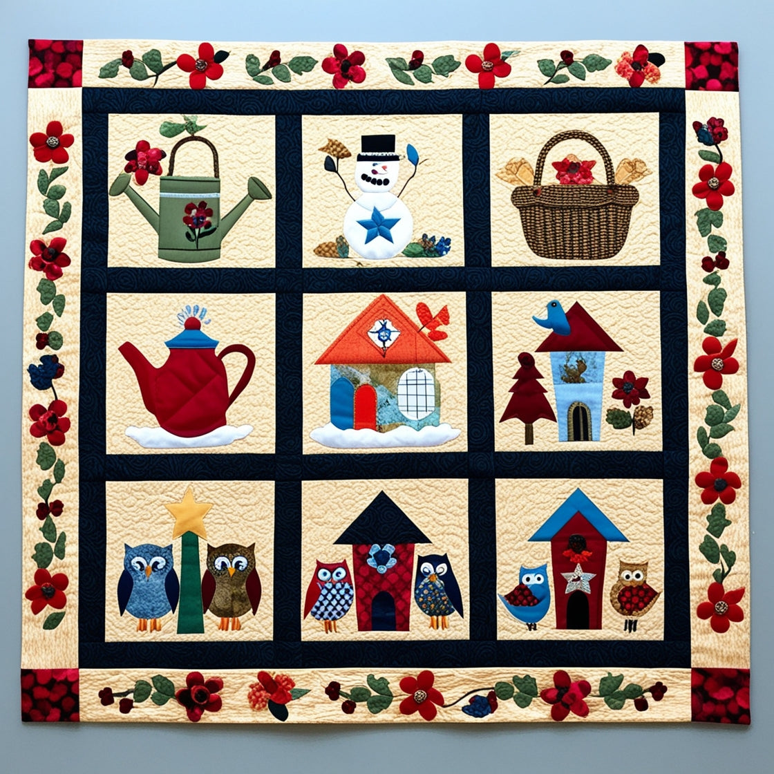 Winter Garden NTA281024060 Quilt Blanket