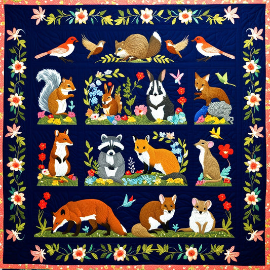 Woodland Whimsy NTA151024254 Quilt Blanket