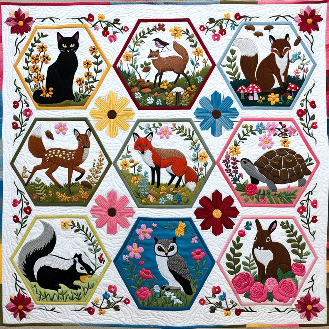 Woodland Whimsy NTA151024366 Quilt Blanket