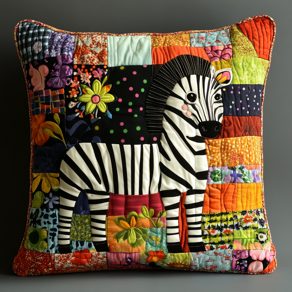 Zebra DAI311024432 Quilted Pillow Case