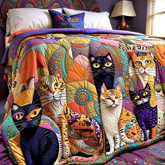 Cats TAI021024239 Quilt Blanket