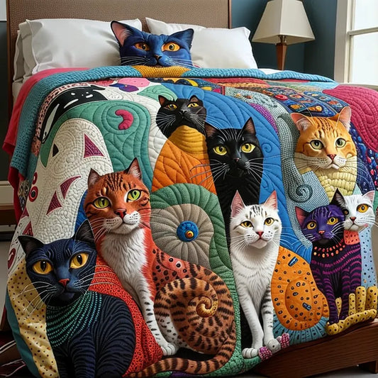 Cats TAI021024236 Quilt Blanket